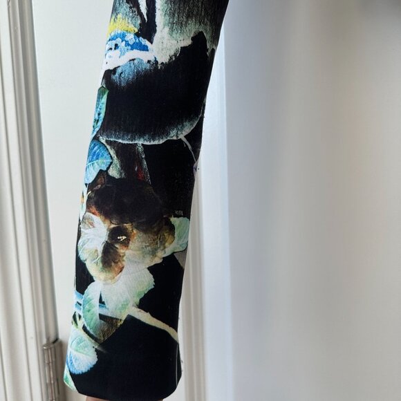 REVOLVE Clover Canyon Night Matador Crop Top Neoprene Floral & Baroque Pattern S - Picture 4 of 13